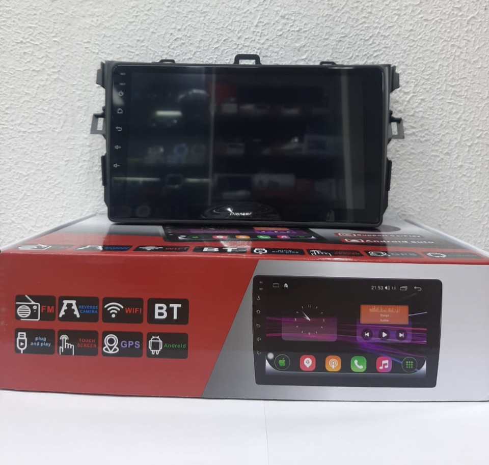  PANTALLA 9 Pulgadas + ADAPTADOR ORIGINAL PIONEER PARA COROLLA   