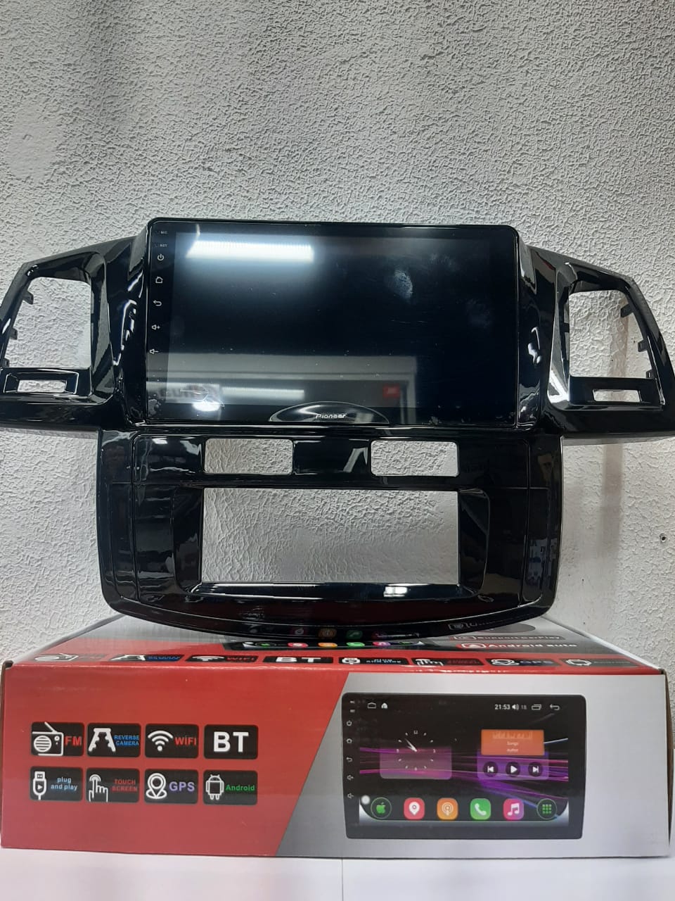  PANTALLA 9 Pulgadas + ADAPTADOR ORIGINAL PIONEER PARA FORTUNER   