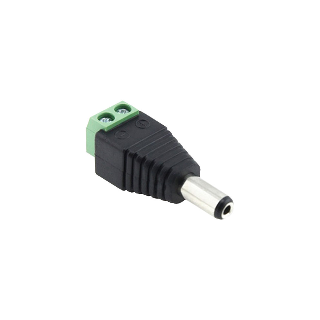  CONECTOR MACHO 2.1 X 5.5mm MIYAKO CUERPO DE METAL Y PLASTICO   