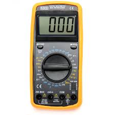  MULTIMETRO DIGITAL NEGRO/ AMARILLO JCM    