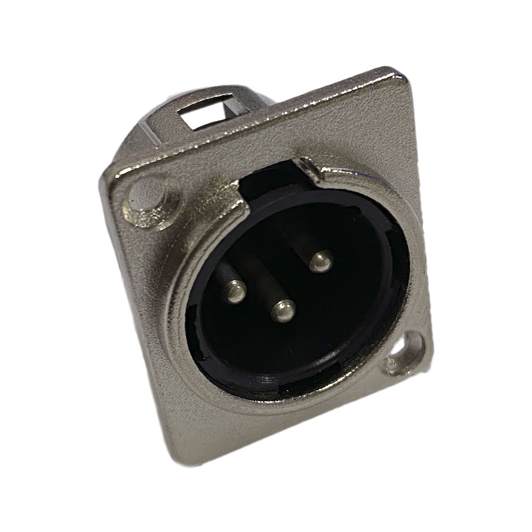  CONECTOR CANON MACHO CHASIS NIQUEL JCM    