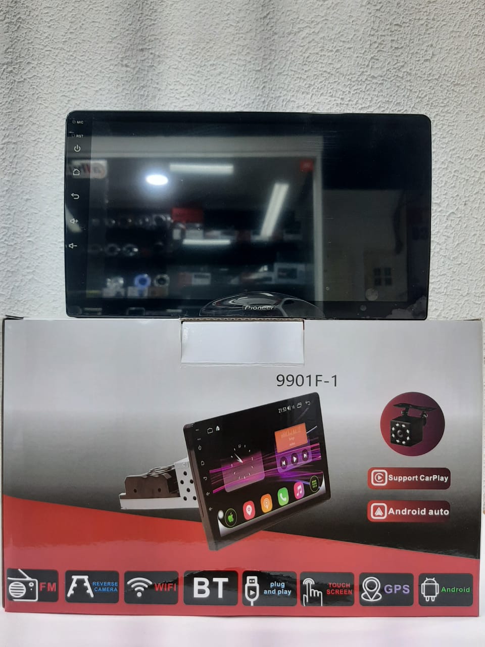  REPRODUCTOR ANDROID PANTALLA  9 Pulgadas PIONEER 1 DIN/ 2/ 2GB/ FM/ CAMARA RETROCESO/ WIFI BLUETOOTH/ PLUG AND PLAY/ GPS  