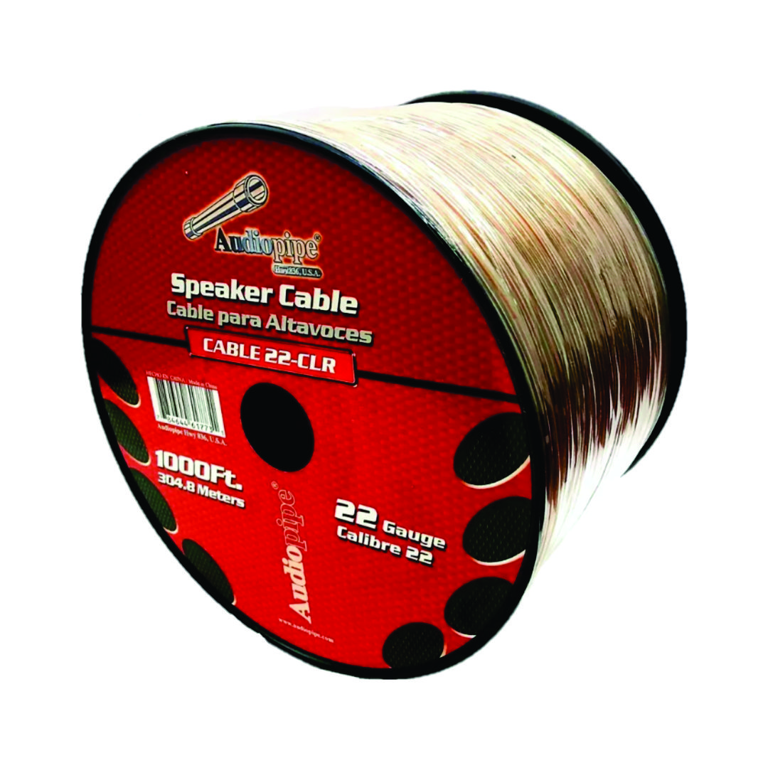  CABLE CORNETA # 22 TRANSPARENTE AUDIOPIPE   