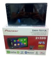  REPRODUCTOR ANDROID PANTALLA  7 Pulgadas PIONEER 2 DIN/ 32GB/ FM/ BLUETOOTH/ GPS/ WIFI DSP APPLE CAR PLAY/ CAMARA RETROCESO  