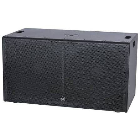  BAJO PASIVO DOBLE 18 Pulgadas 1200W ENCAJONADO CLASE A/ B SONIDO PROFESIONAL AUDIOPIPE  