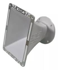  DIFUSOR 2 Pulgadas ALUMINIO NEGRO HDF RECTANGULAR /  GARGANTA 50mm 14 ALTO x 20 ANCHO x 16 CM PROFUNDIDAD  