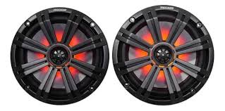  CORNETA MARINA 8 Pulgadas 300w KICKER BLACK 150w RMS/ RGB/ AGUDO1, 25   