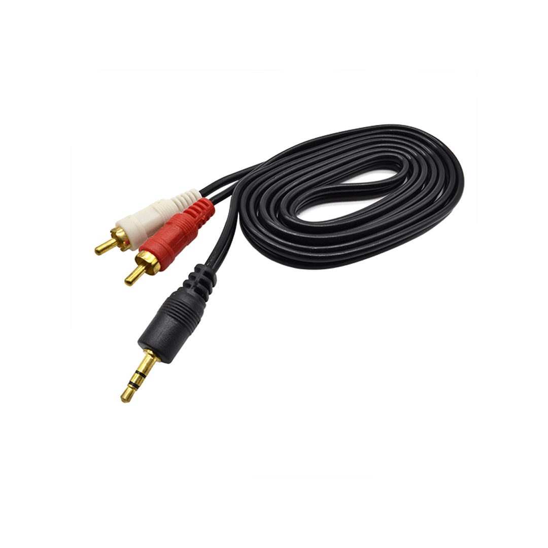  CABLE AUX 3.5 A 2 RCA 2 MT NIPPON    