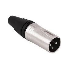  CONECTOR XLR 3 PINES MACHO AUDIOPIPE    