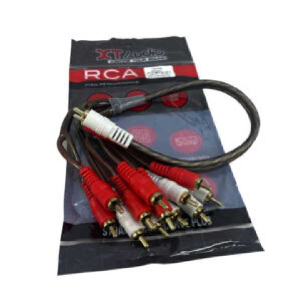  CABLE DISTRIBUIDOR RCA 2MACHO A 12MACHO 2 MACHO A 12 MACHO XT AUDIO   