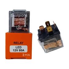  RELE 5 CONTACTOS 12V/ 80AMP SCORPIONS    