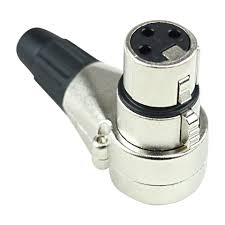  CONECTOR XLR HEMBRA ANGULO RECTO STUDIO Z   