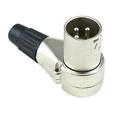  CONECTOR XLR MACHO ANGULO RECTO STUDIO Z   