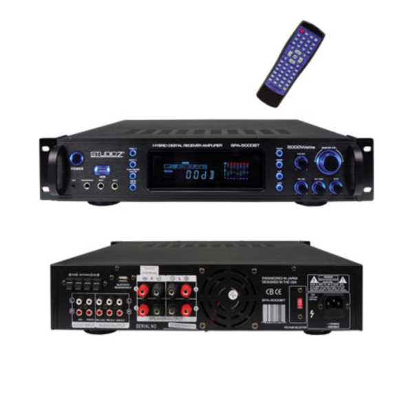  AMPLIFICADOR HOGAR/ HYBRYD DIGITAL/ 250X2 RECEIVER/ KARAOKE/ AM-FM/ BLUETOOTH USB/ IPOD-MP3 AUX/ SUBWOOFER/   