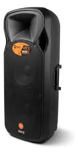  CORNETA AMPLIFICADA DOBLE 15 Pulgadas VOYZ 3 vías con woofers duales de 15/  USO PROFESIONAL/ CLASE D/ Bluetooth/ MP3/ TW  