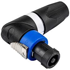  CONECTOR MACHO 4 PINES SPEAKON STUDIO Z ANGULO RECTO   