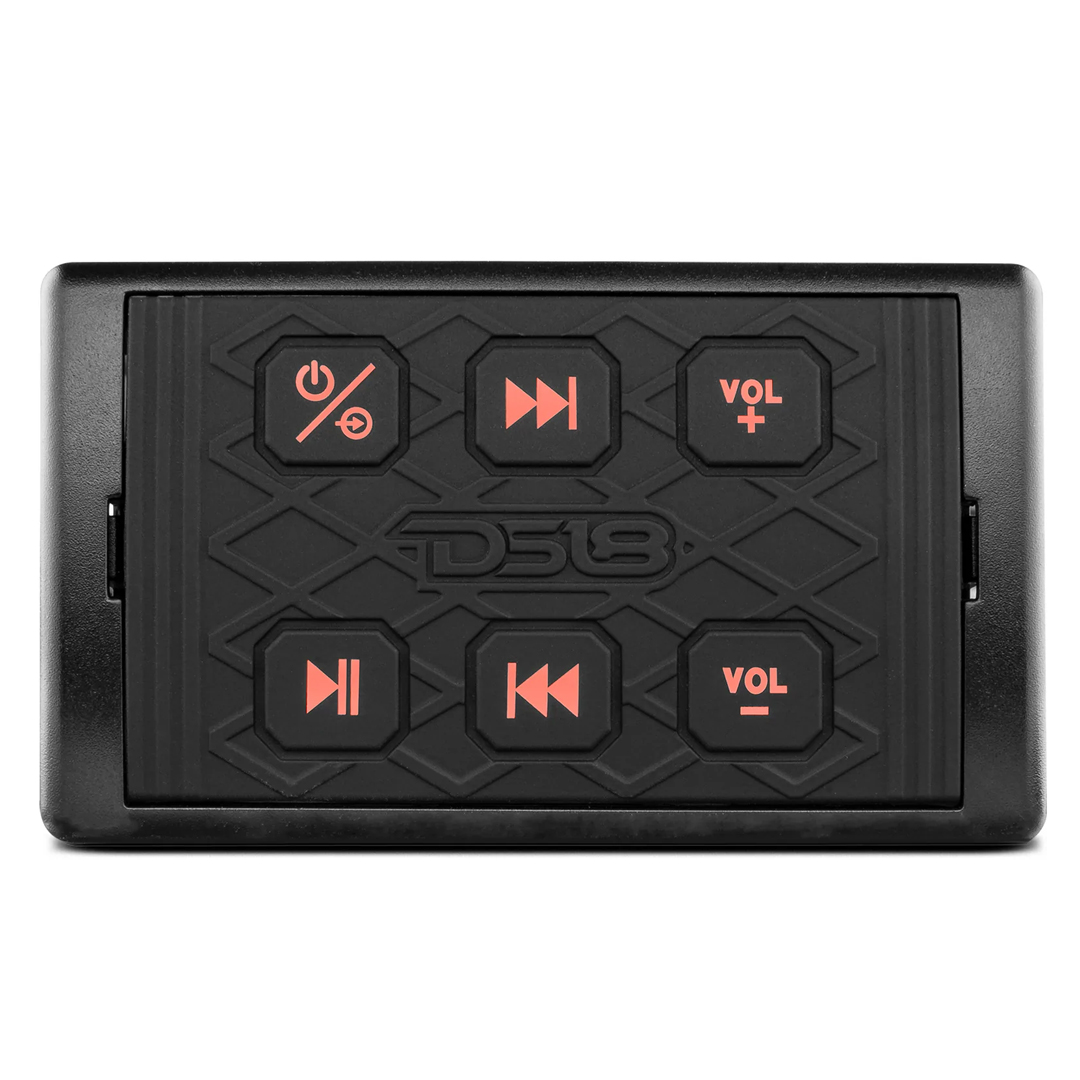  REPRODUCTOR MARINO UNIVERSAL/ BLUETOOTH/  AUX/ RCA/ USB/ iPHONE-ANDROID/ DS18   