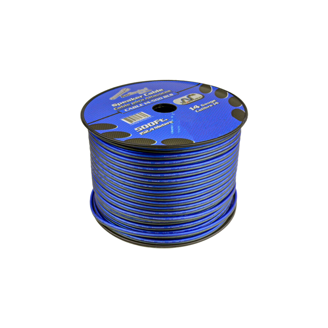Cable Corneta # 14 Azul por Rollo Audiopipe / Ultra Flex