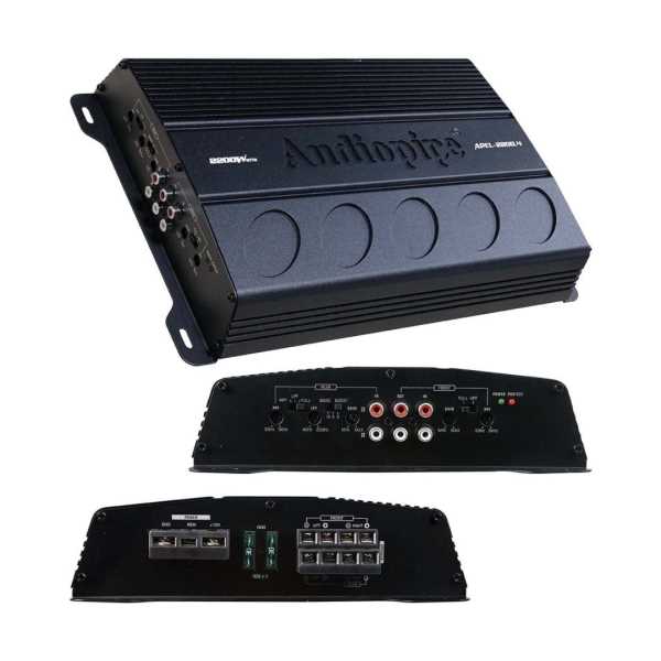  AMPLIFICADOR 4 CANALES 2200W AUDIOPIPE RMS 4 OHM 4 X 53W/  RMS 2 OHM A X 85W  